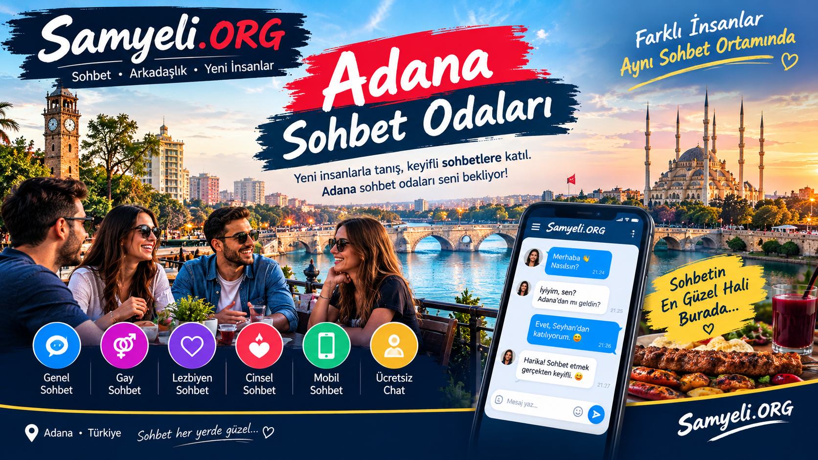 Adana Sohbet Odaları